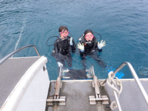 沖縄　読谷村　残波　ダイビング　ボートダイビング