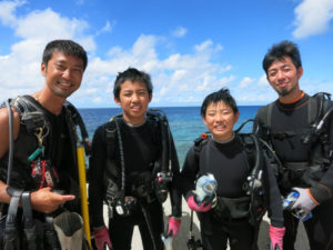 沖縄　砂辺　北谷　宮城海岸　ダイビング　ビーチダイビング　体験ダイビング