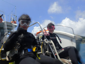 沖縄 ダイビング 慶良間 体験ダイビング フルフェイスマスク