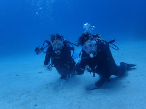 沖縄 ダイビング 慶良間 体験ダイビング フルフェイスマスク