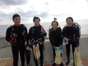 沖縄　北谷　砂辺　宮城海岸　ビーチダイビング　体験ダイビング