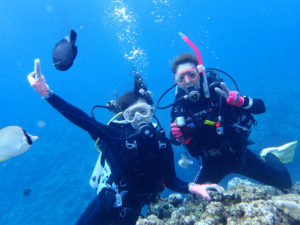 沖縄　ダイビング　真栄田岬　体験ダイビング