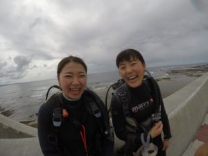 沖縄　北谷　砂辺　宮城海岸　ダイビング　ビーチダイビング　体験ダイビング