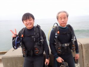 沖縄　北谷　砂辺　宮城海岸　ダイビング　ビーチダイビング　体験ダイビング