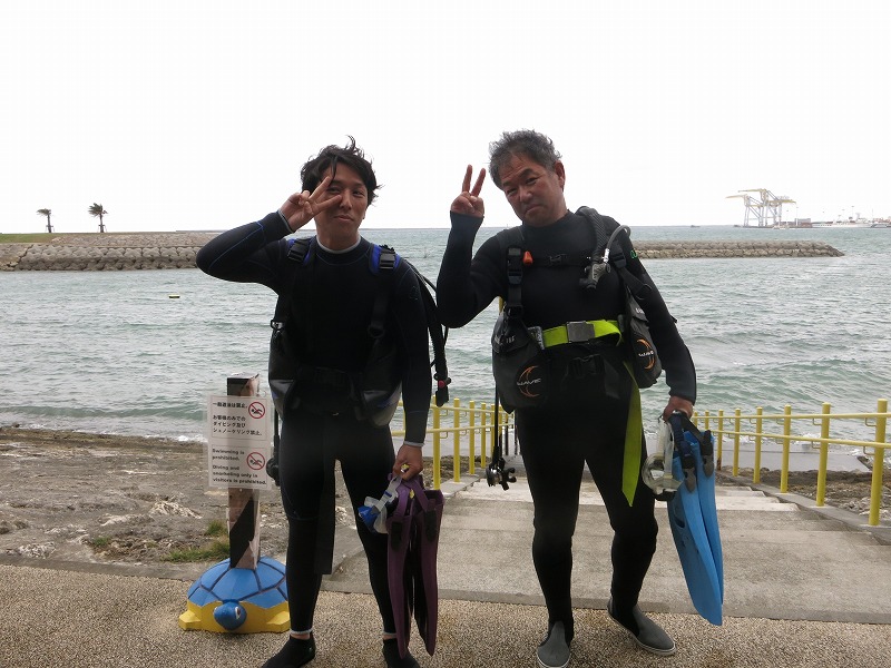 沖縄　那覇　NSP　ビーチダイビング　体験ダイビング　ダイビング