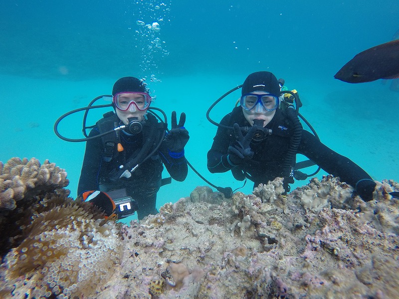 沖縄　ダイビング　体験ダイビング　ビーチ
