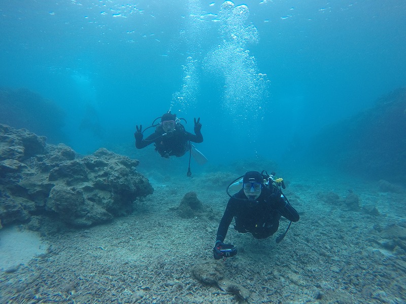 沖縄　ダイビング　体験ダイビング　ビーチ