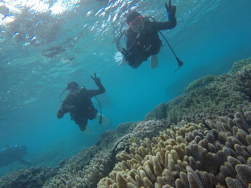 沖縄　ダイビング　体験ダイビング　ビーチ