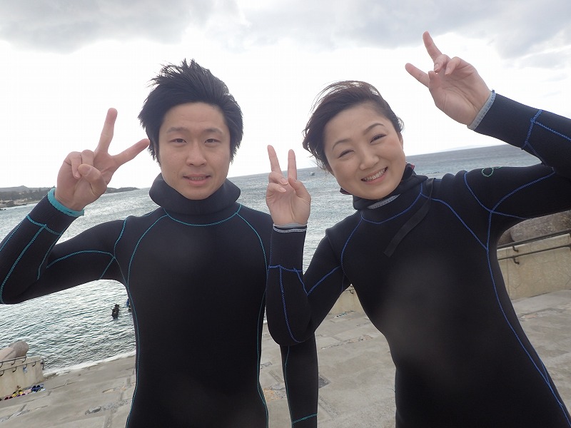 沖縄　ダイビング　体験ダイビング　ビーチ