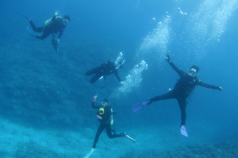 沖縄　ダイビング　慶良間　ＦＵＮダイビング　体験ダイビング