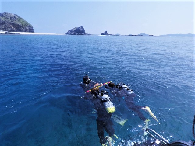 沖縄　慶良間　慶良間諸島　ダイビング　ボートダイビング　