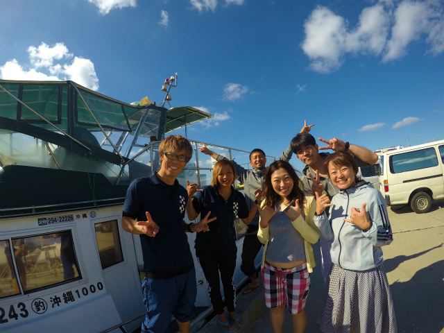 沖縄　チービシ　ナガンヌ島　ダイビング　ボートダイビング　体験ダイビング　自社船