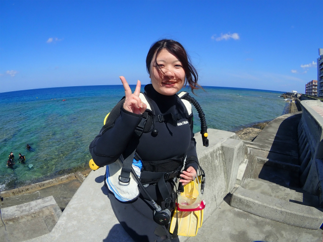 沖縄　ダイビング　体験ダイビング　砂辺