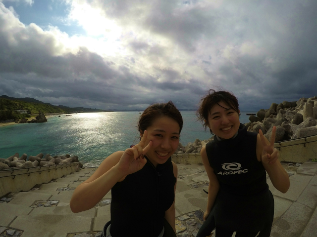 沖縄　ダイビング　ビーチ体験ダイビング