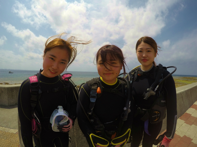 沖縄　北谷　体験ダイビング