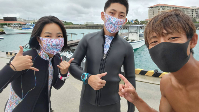 万座　ダイビング　沖縄　観光　海