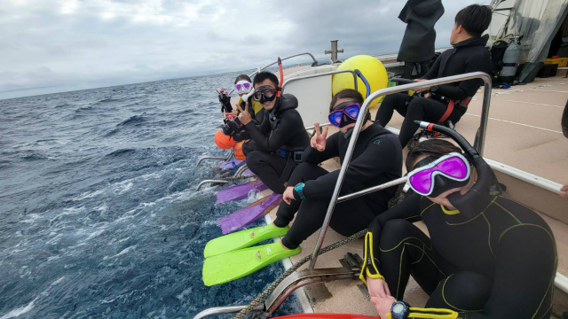 沖縄　ダイビング　チービシ　体験ダイビング　FUNダイビング