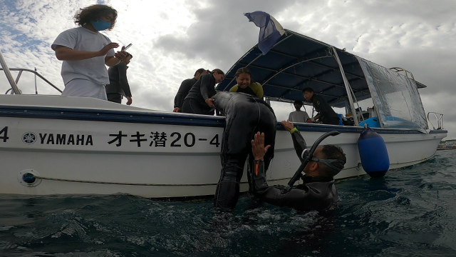 沖縄　北谷　ダイビング　レスキュー　安全　観光