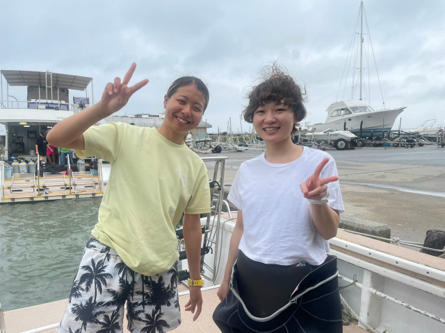 沖縄　慶良間　ダイビング　体験ダイビング　自社船