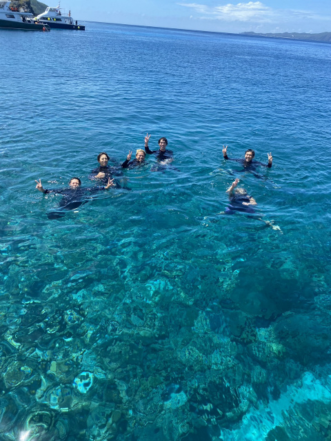 沖縄　慶良間　自社船　ダイビング　ウミガメ　体験ダイビング