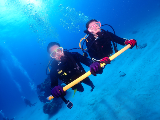 沖縄　慶良間　自社船　ダイビング　体験ダイビング