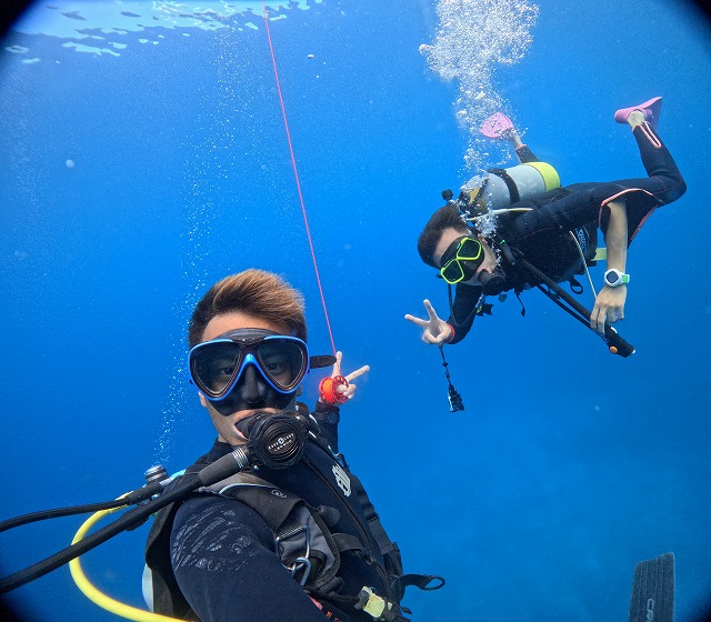 沖縄　ダイビング　慶良間　自社船