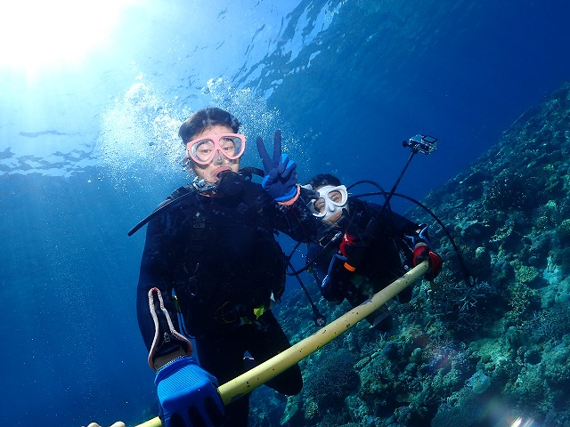 沖縄　ダイビング　慶良間　自社船