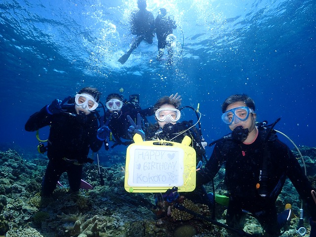 沖縄　ダイビング　慶良間　自社船