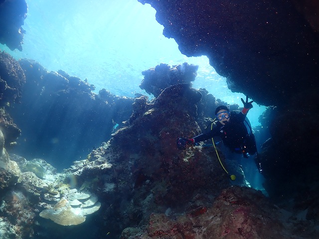 沖縄　ダイビング　慶良間　自社船