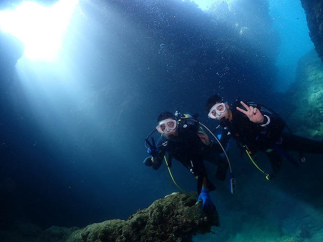 沖縄　ダイビング　慶良間　自社船