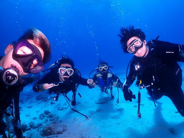 沖縄　ダイビング　慶良間　ウミガメ