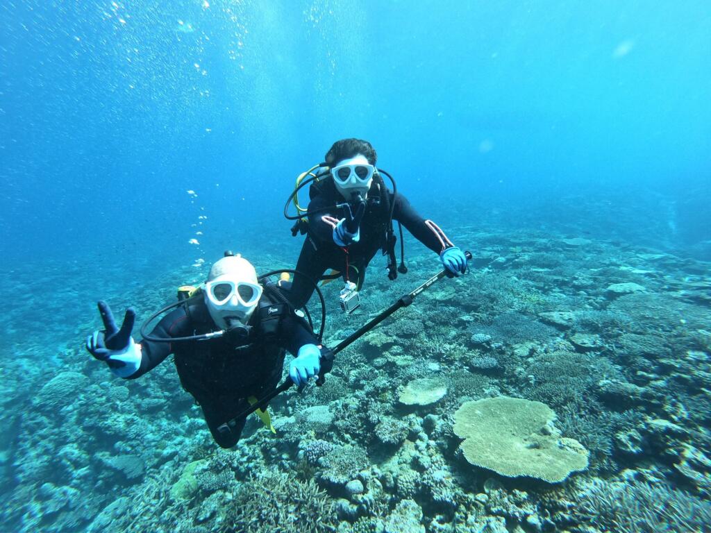 沖縄　ダイビング　慶良間　自社船