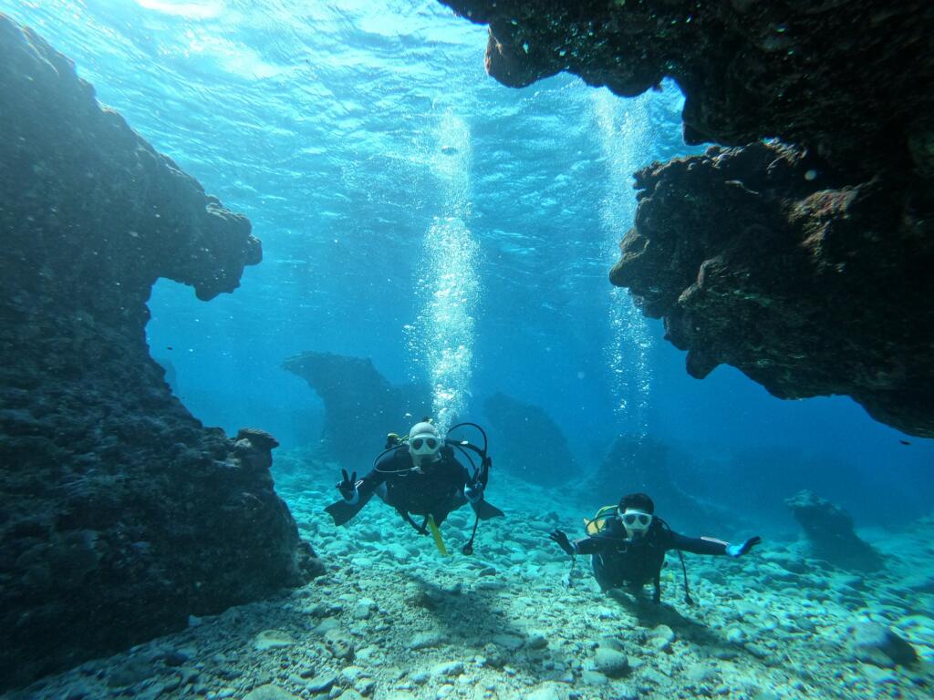 沖縄　ダイビング　慶良間　自社船