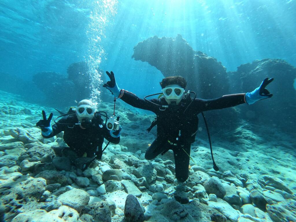 沖縄　ダイビング　慶良間　自社船