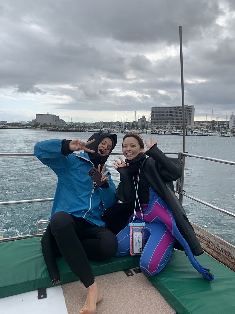 沖縄　ダイビング　ホエールスイム　自社船