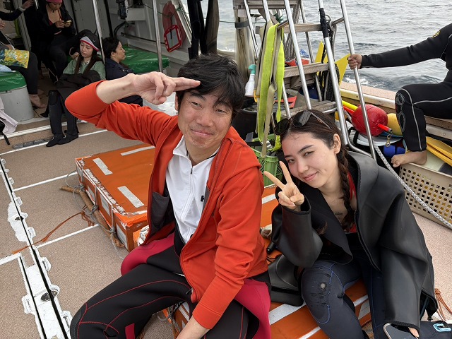 沖縄　ダイビング　ホエールスイム　自社船