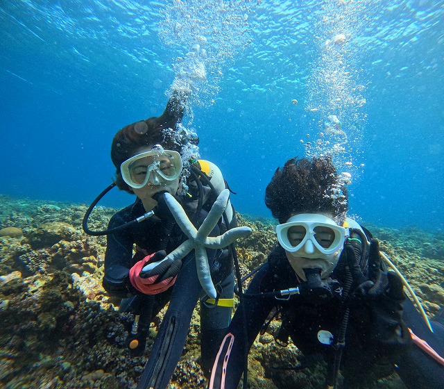 沖縄　ダイビング　慶良間　自社船