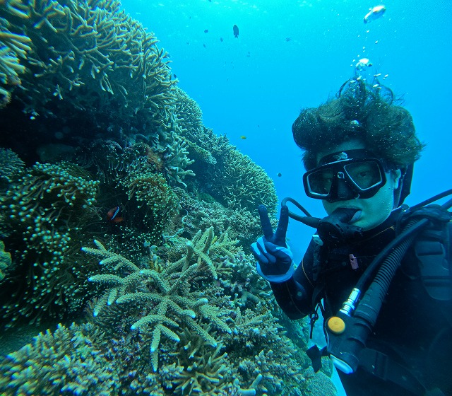 沖縄　ダイビング　慶良間　自社船