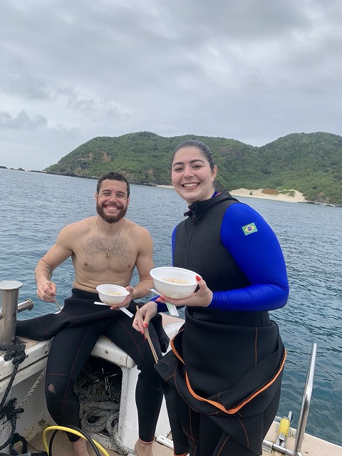 沖縄　ダイビング　慶良間　自社船