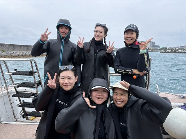 沖縄　ダイビング　ホエールスイム　自社船