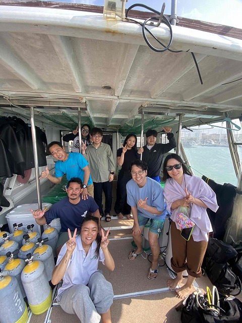 沖縄　ダイビング　慶良間　自社船