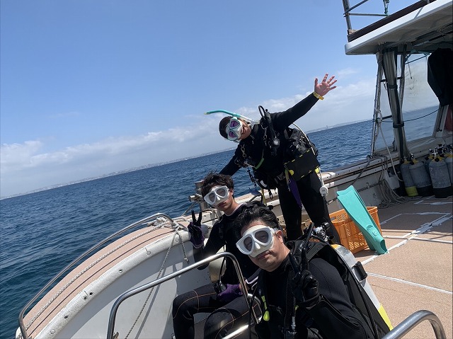 沖縄　ダイビング　慶良間　自社船