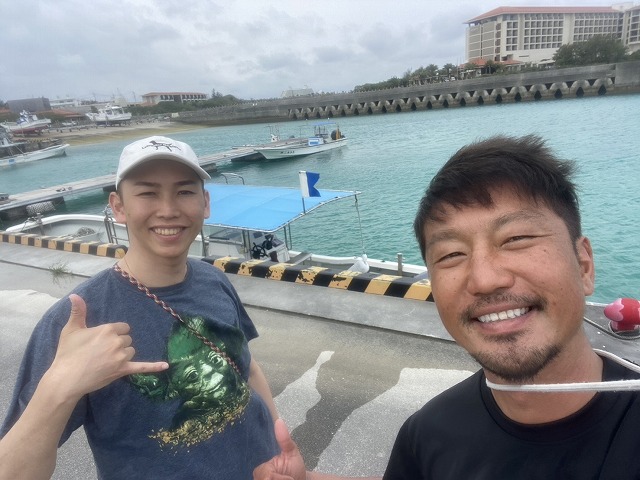 沖縄　ダイビング　万座　自社船